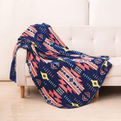 Micro Plush (Polar Fleece) Throw Blanket – (Assorted Colours)