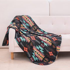 Micro Plush (Polar Fleece) Throw Blanket – (Assorted Colours)