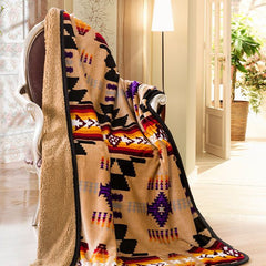Sherpa Lined Silk Touch Throw, Multiple Colours