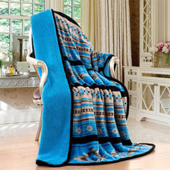 Sherpa Lined Silk Touch Throw – 50x60