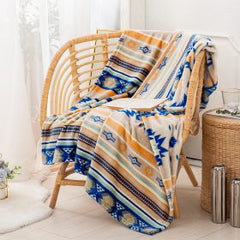 Silk Touch One Ply Throw Blanket – Sedona Sky Design 50″ × 60″ (Throw Size)