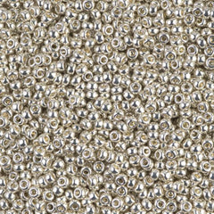 11/0 Miyuki Seed Beads Silver Galvanized #1051