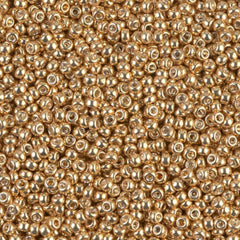 11/0 Miyuki Seed Beads Gold Galvanized #1052