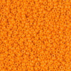 11/0 Miyuki Seed Beads Mandarin Orange Opaque #0405