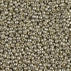 11/0 Miyuki Seed Beads Duracoat Galvanized Light Pewter #4221