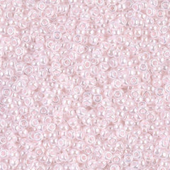 11/0 Miyuki Seed Beads Light Crystal Pink #0517