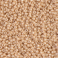 11/0 Miyuki Seed Beads Beige Glazed Luster #0593