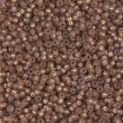 11/0 Miyuki Seed Beads Rose Bronze S/L Dyed Alabaster #0641