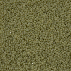 11/0 Preciosa Seed Beads Alabaster Avocado Solgel #43270