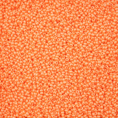 11/0 Preciosa Seed Beads Pearl Orange Chalk Luster Terra #43195