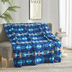 Solstice Pattern Polar Fleece Throw Blanket, Multiple Colours