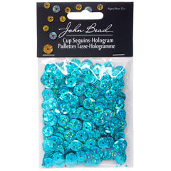 Round Sequins – 8mm – Peacock Hologram (Approx. 850pcs)