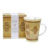 Porcelain Mug with Birch Biting Art – Bee-Lieve by Pat Bruderer