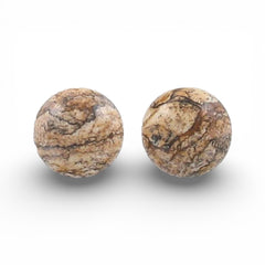 Poppy Jasper Cabochon – Round 13mm