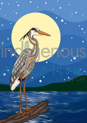 Zhasagi – Matted Art Card by Marissa Indoe (Anishinaabe Artist)