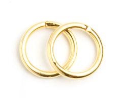 Jump Rings – Round – 4mm OD – 20GA – Gold (100pcs), LF/NF
