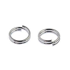 Split Rings – 6mm – Nickel Colour (50pcs)