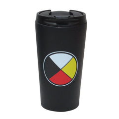 Medicine Wheel Travel Mug – Sacred Loop Design (330ml / 11.2 oz)