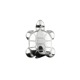 Hematite Plated Metallic Pendant – Turtle (22×28mm)