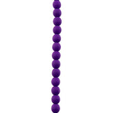 Czech Glass Beads Strand – 4mm White Alabaster Velvet Violet (46 pcs)