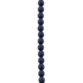 Czech Glass Beads Strand – 4mm White Alabaster Velvet Black(46 pcs)