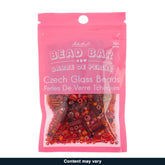 Czech Seed Beads – 50g – Red Assorted Mix