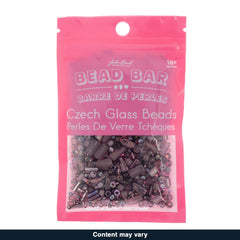Czech Seed Beads – 50g – Purple Assorted Mix