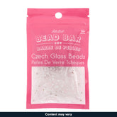 Czech Seed Beads – 50g – Crystal & Crystal AB Assorted Mix