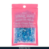 Czech Seed Beads – 50g – Light Blue Assorted Mix