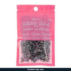 Czech Seed Beads – 50g – Greys Assorted Mix