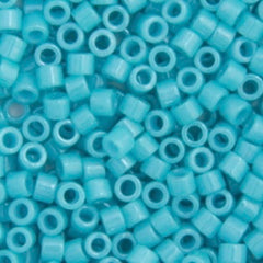 Delica 11/0 RD #0658 Turquoise Green Dyed 5.2g Vial