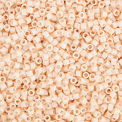 Delica 11/0 RD #0204 Light Beige Glazed Luster 5.2g Vial
