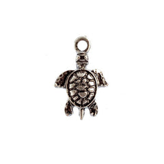 Pendant – Small Turtle Antique Silver (LF/NF)
