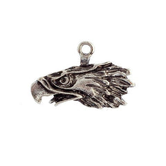 Pendant – Eagle Head Large Antique Silver LF/NF (1 pc)