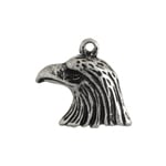 Pendant – Eagle Head Small Antique Silver LF/NF (2 pcs)