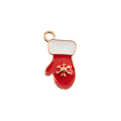 Sweet & Petite Holiday Charms – 19×10.5mm Mitten (8 pcs, Multiple Colours)