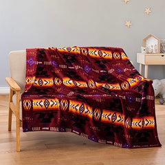 Silk Touch One-Ply Throw Blanket – Assorted Colours (50″×60″)