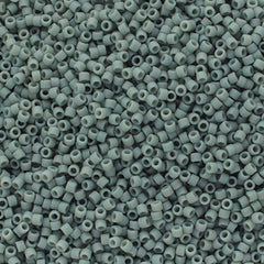 Delica 11/0 RD #2281 Frosted Glazed Light Grey Matte 5.2g Vial