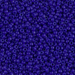 11/0 Miyuki Seed Beads Cobalt Blue Opaque #0414