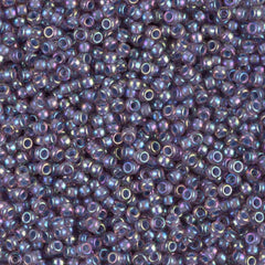 11/0 Miyuki Seed Beads Light Amethyst Lined AB #0360