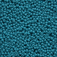 11/0 Preciosa Seed Beads Opaque Turquoise Blue