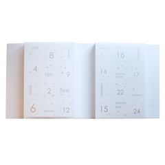 Beading advent calendar opened