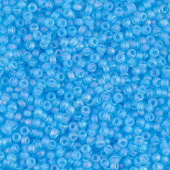 11/0 Miyuki Seed Beads Aqua Transparent AB Matte # 0148FR