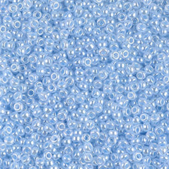 11/0 Miyuki Seed Beads Light Crystal Sapphire #0524