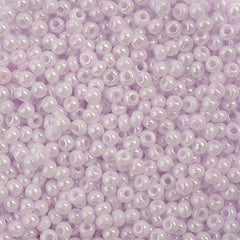 11/0 Preciosa Seed Beads Opaque Natural Pink Luster #01507