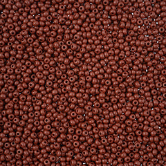 10/0 Preciosa PermaLux Seed Bead Dyed Chalk Brown
