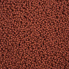 10/0 Preciosa PermaLux Seed Bead Dyed Chalk Brown Matte