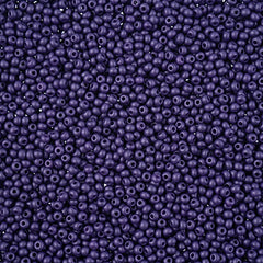 10/0 Preciosa PermaLux Seed Bead Dyed Chalk Dark Violet #22015