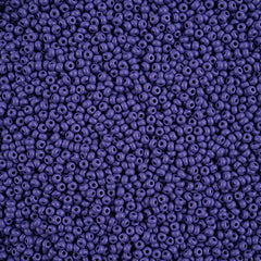 10/0 Preciosa PermaLux Seed Bead Dyed Chalk Dark Violet Matte