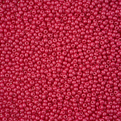 10/0 Preciosa PermaLux Seed Bead Dyed Chalk Fuchsia